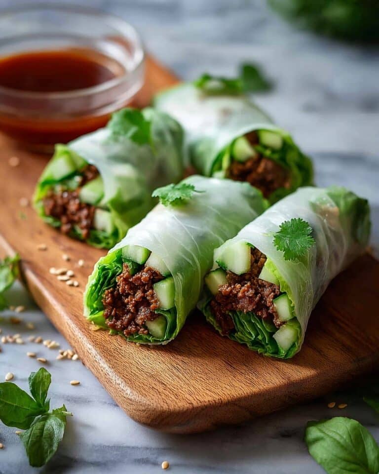20-Minute Thai Basil Beef Rolls Recipe