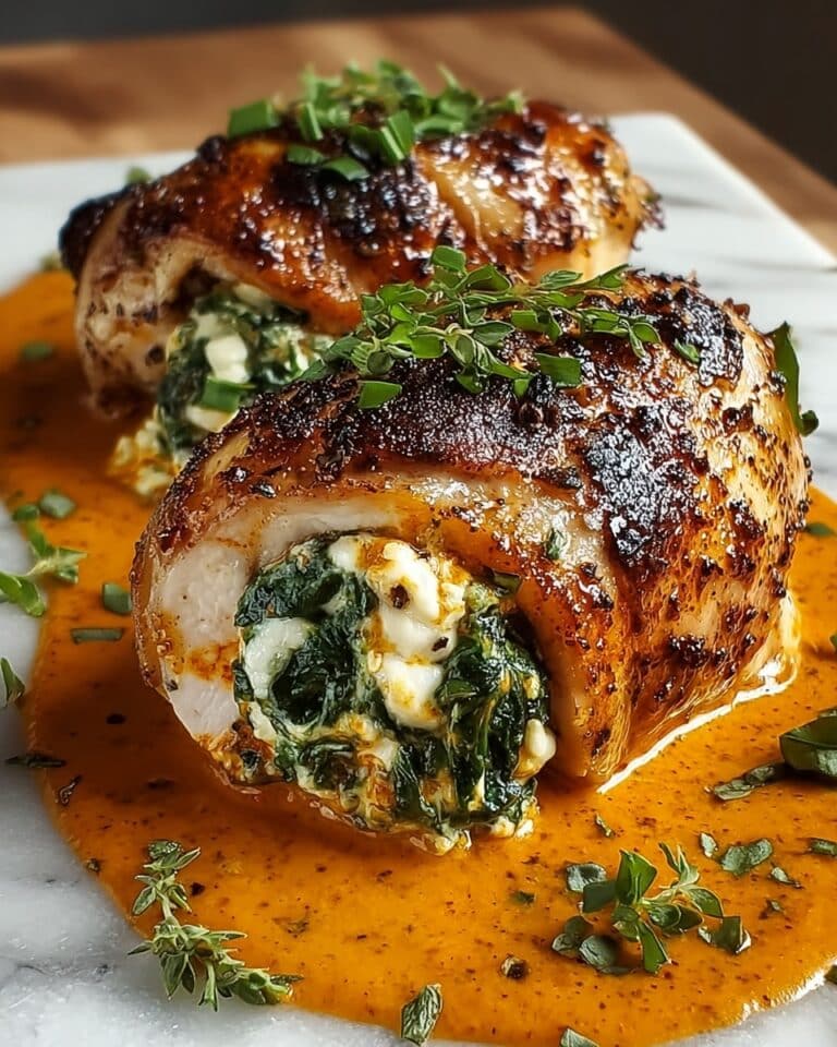 Herbed Ricotta Stuffed Chicken Rolls for a Cozy Dinner Delight Recipe
