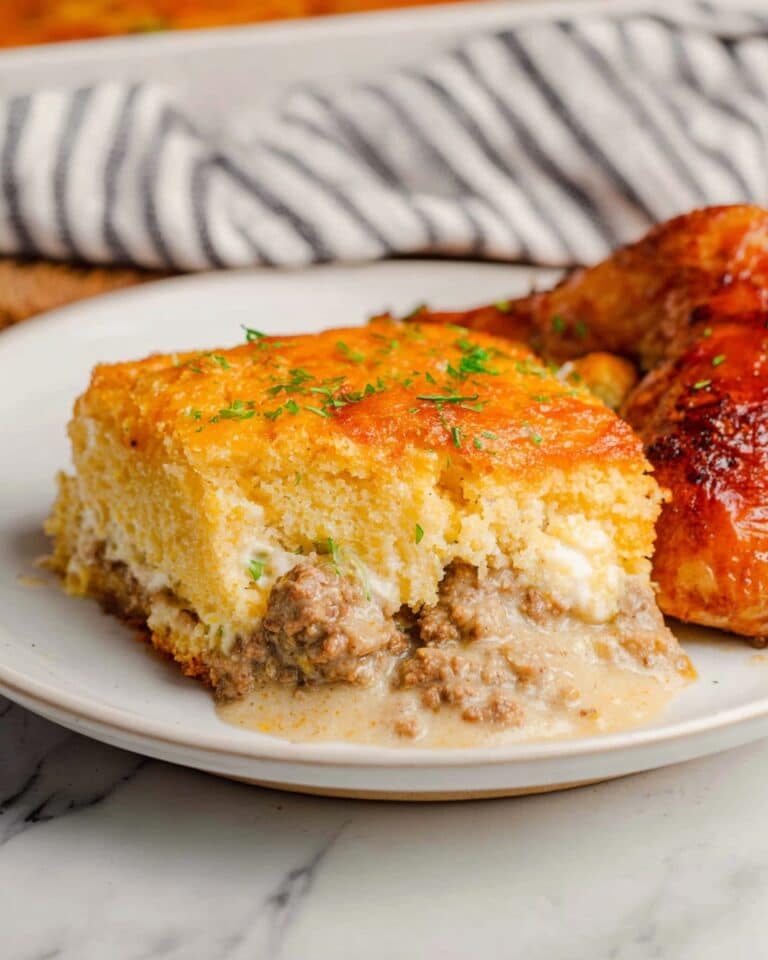 Cheddar Bay Ground Beef Cobbler Recipe