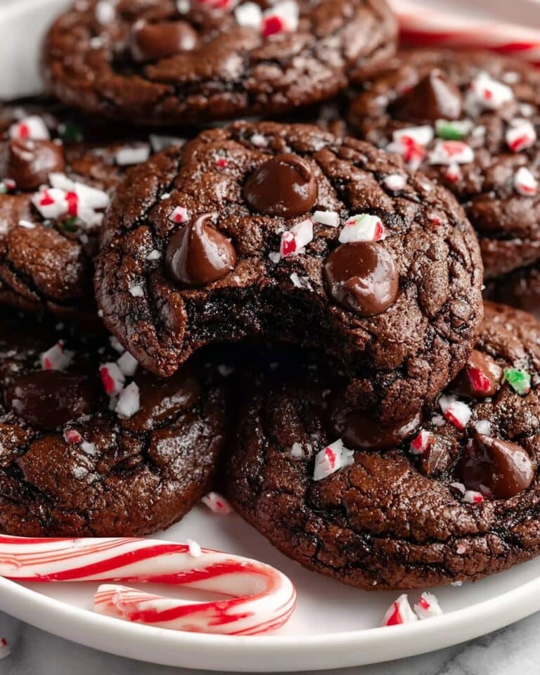 Peppermint Brownie Cookies Recipe