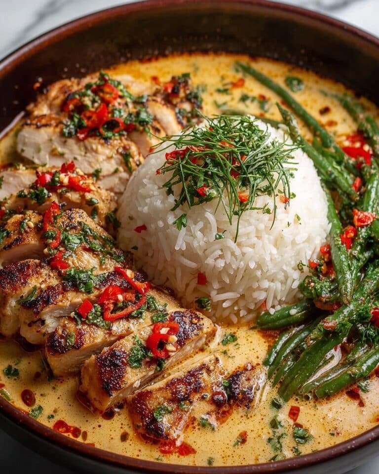 Creamy Thai Red Curry Chicken Bowls Recipe