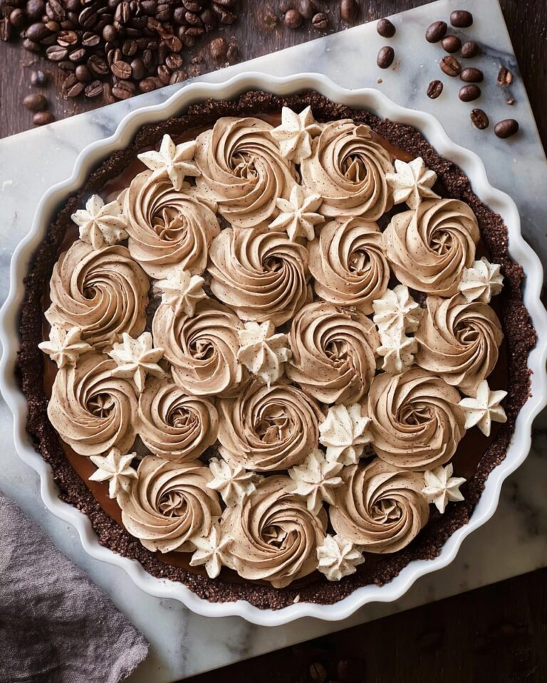 Dark Chocolate Tart with Espresso Whipped Cream Recipe