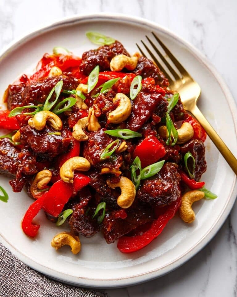 Dragon Chicken with Cashews in Spicy Soy-Honey Sauce Recipe