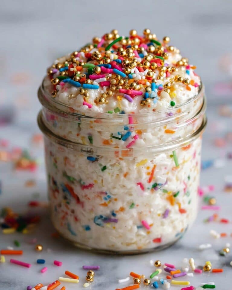 Birthday Cake Overnight Oats: A Sweet Start to Your Day Recipe