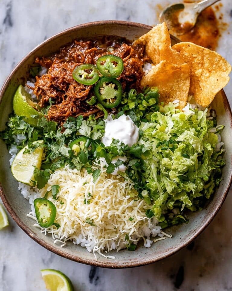 Crockpot White Chicken Chili Burrito Bowls Recipe