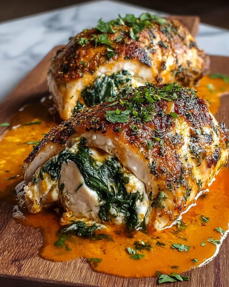 Herbed Ricotta Stuffed Chicken Rolls Recipe