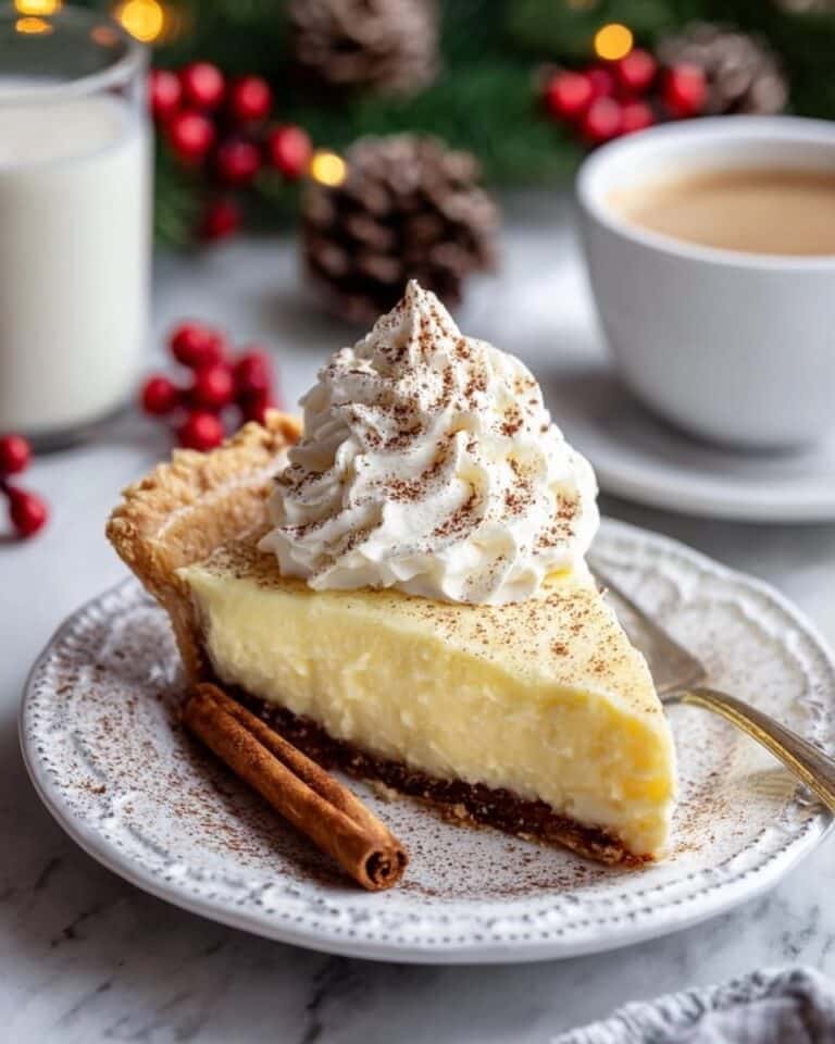 Christmas Eve Cinnamon-Vanilla Custard Pie – Creamy Holiday Dessert Magic Recipe