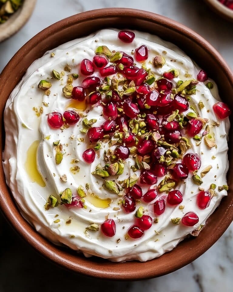 Pomegranate Pistachio Whipped Feta Dip Recipe