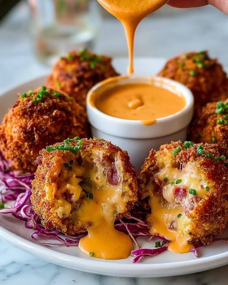 Easy Reuben Balls with Spicy Thousand Island Dip Recipe