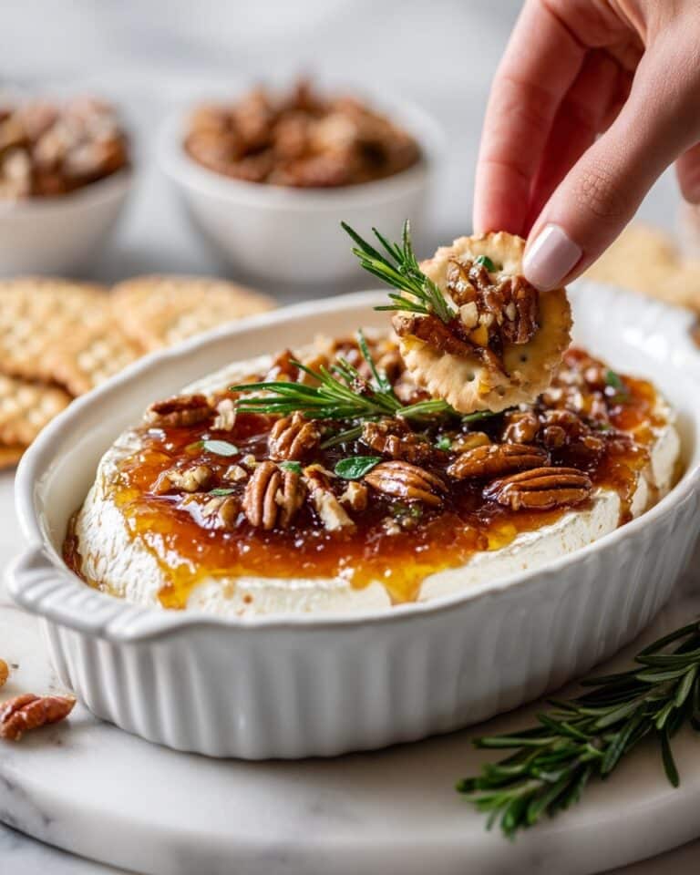 Goat Cheese Appetizer Spread with Fig Jam and Pecans Recipe