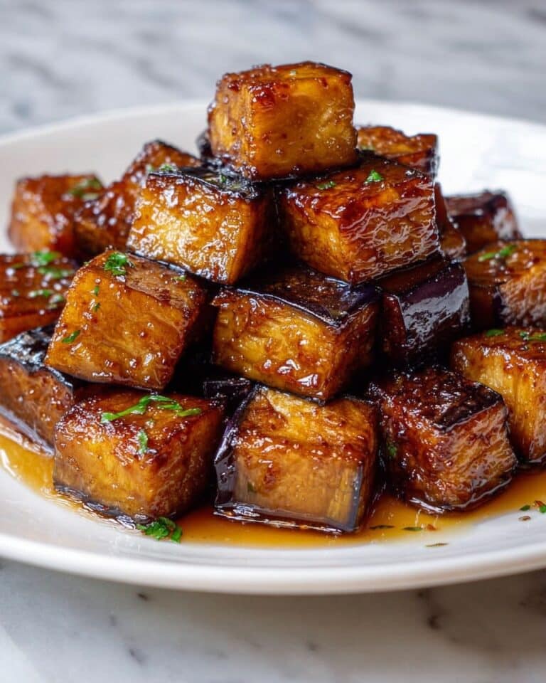 Miso Glazed Eggplant: A Savory Roast with a Perfectly Sweet and Umami Glaze Recipe