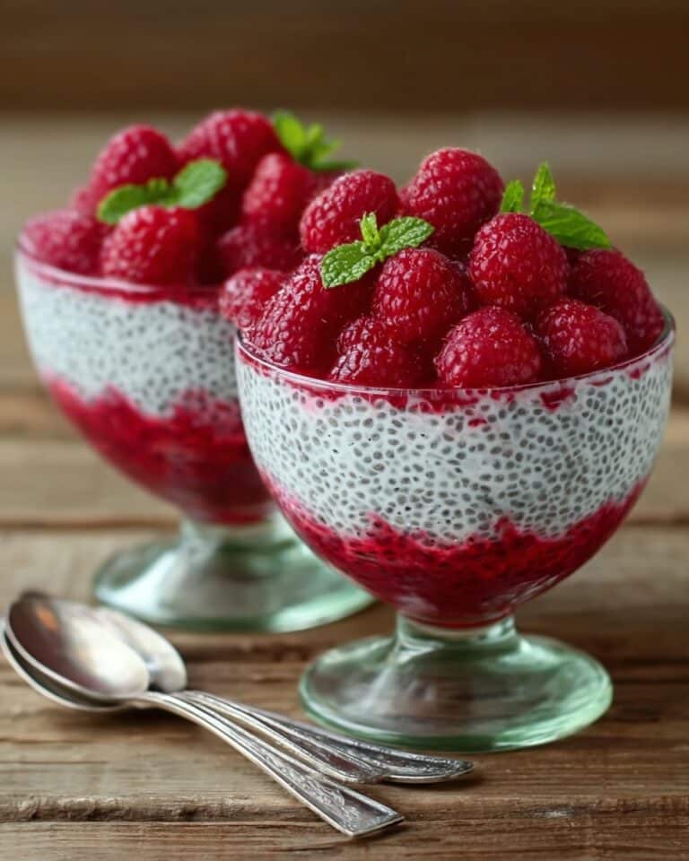Vanilla Raspberry Chia Pudding Recipe