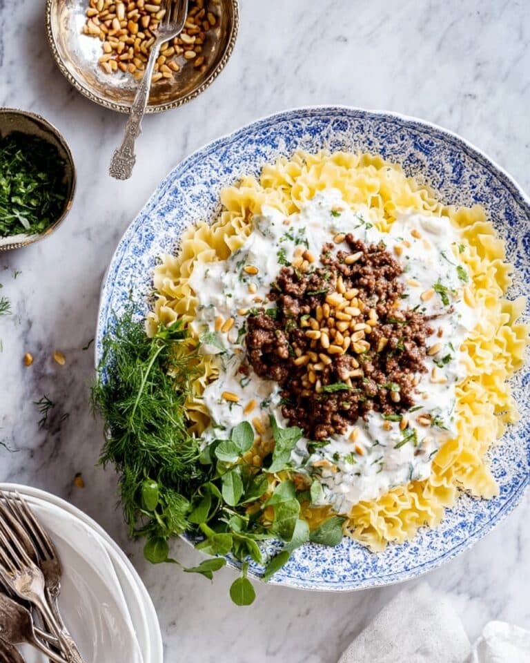 30-Minute Arabic Pasta with Yogurt Sauce Recipe