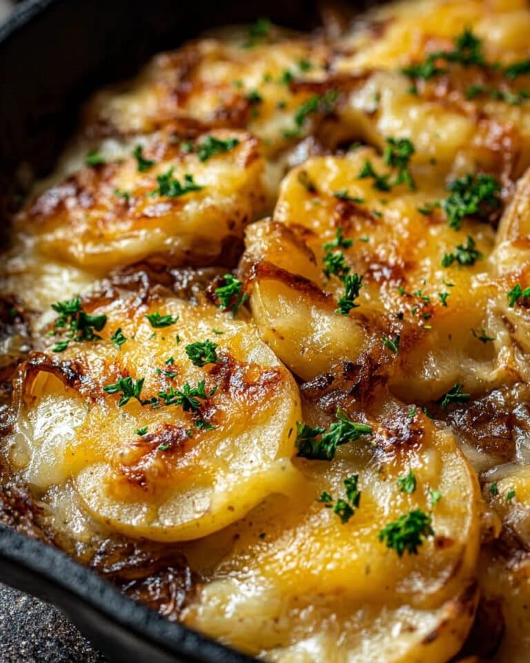 Easy French Onion Potato Bake Recipe