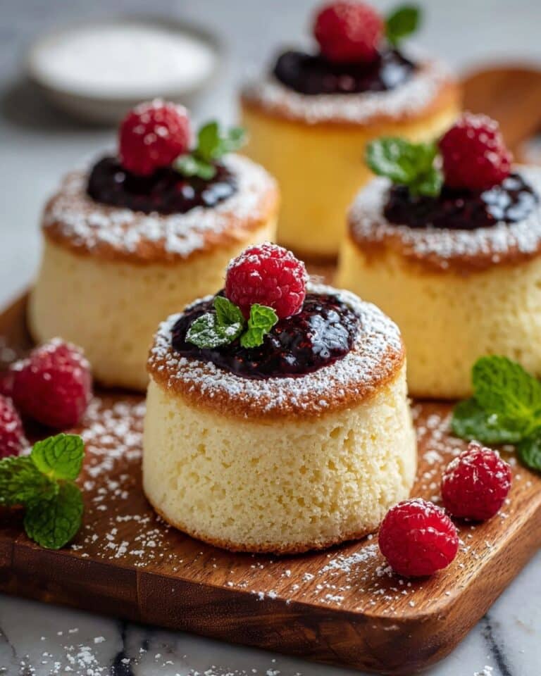 Fluffy Japanese Cotton Cheesecake Cupcakes Recipe