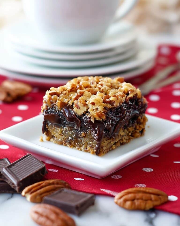 Gooey Black Bottom Pecan Pie Brownies Recipe