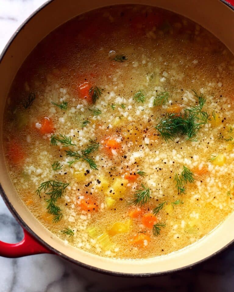 Easy Orzo, Leek and Dill Soup Recipe