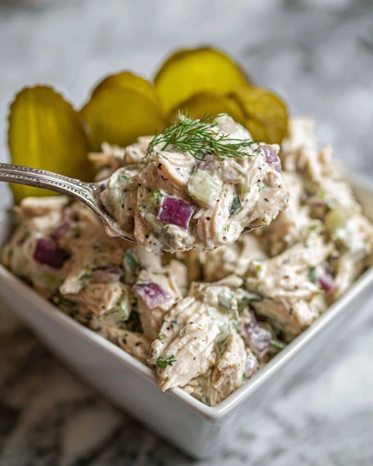 Savory Dill Pickle Chicken Salad Recipe