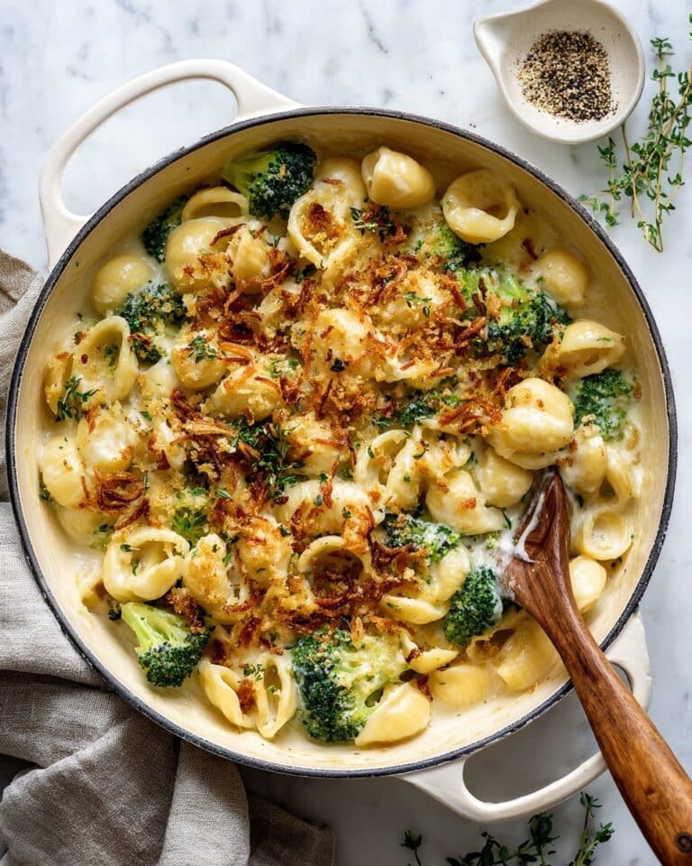 Creamy Vegan Broccoli & Shells Recipe