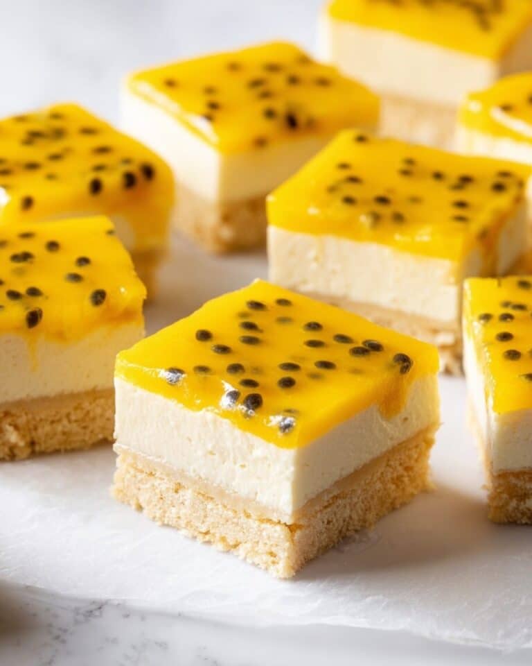 Lemon Passionfruit Coconut Slice Recipe