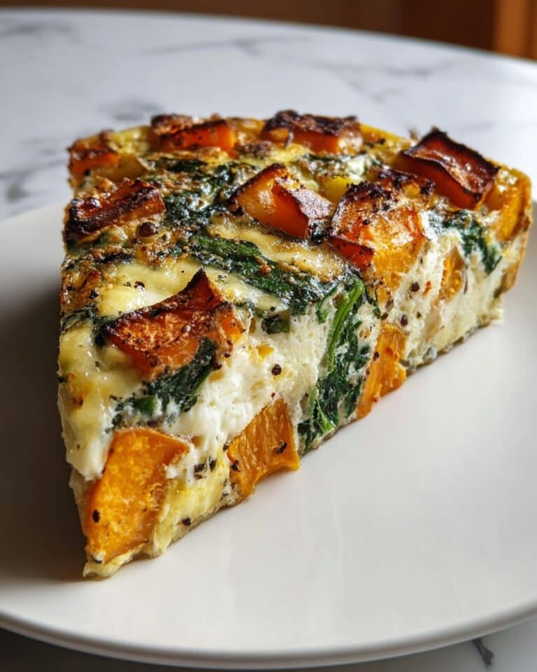 Irresistible Roasted Sweet Potato Kale Frittata with Feta Recipe