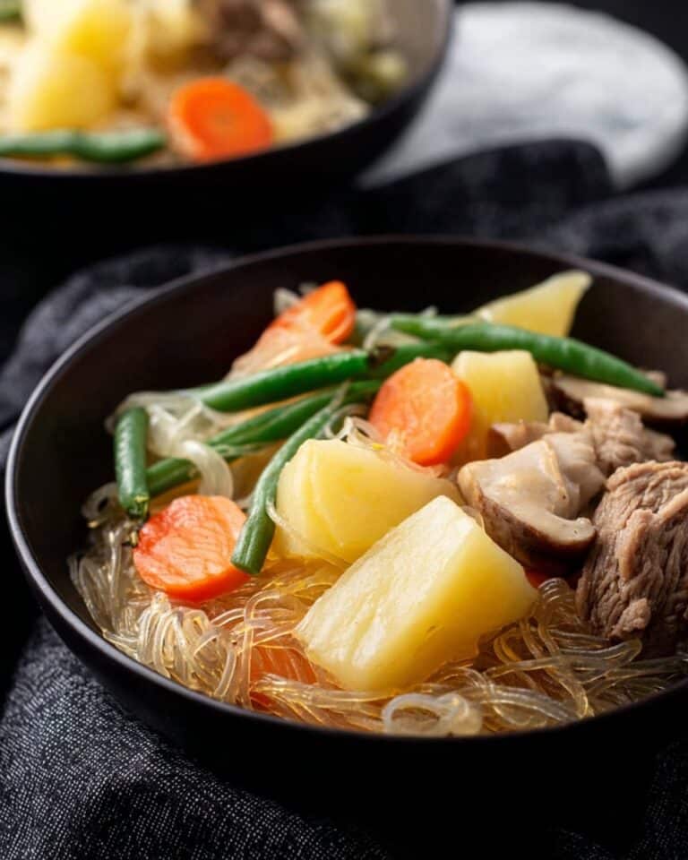 One Pot Nikujaga – Japanese Beef and Potato Stew Recipe