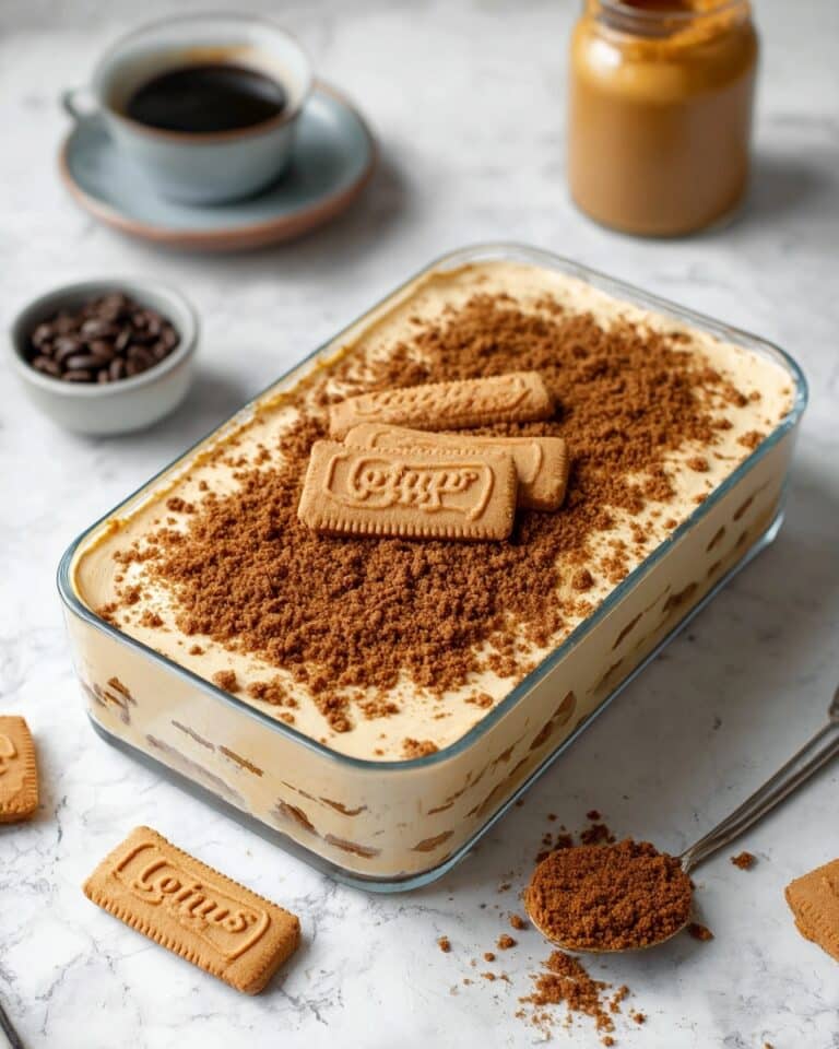 Easy Biscoff Speculoos Tiramisu Recipe