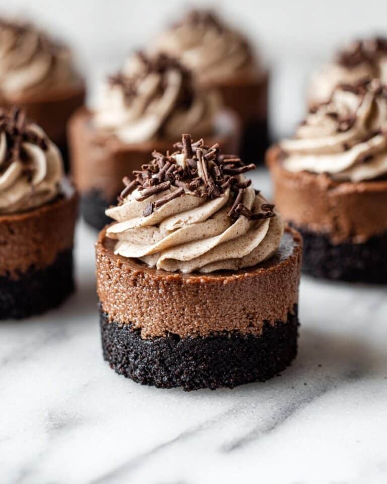 Mini Triple Chocolate Cheesecakes Recipe