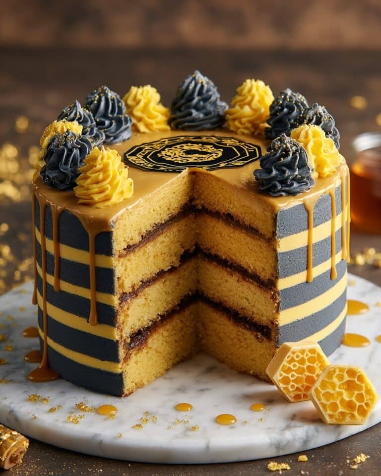 Homemade Hufflepuff’s Layer Cake Recipe
