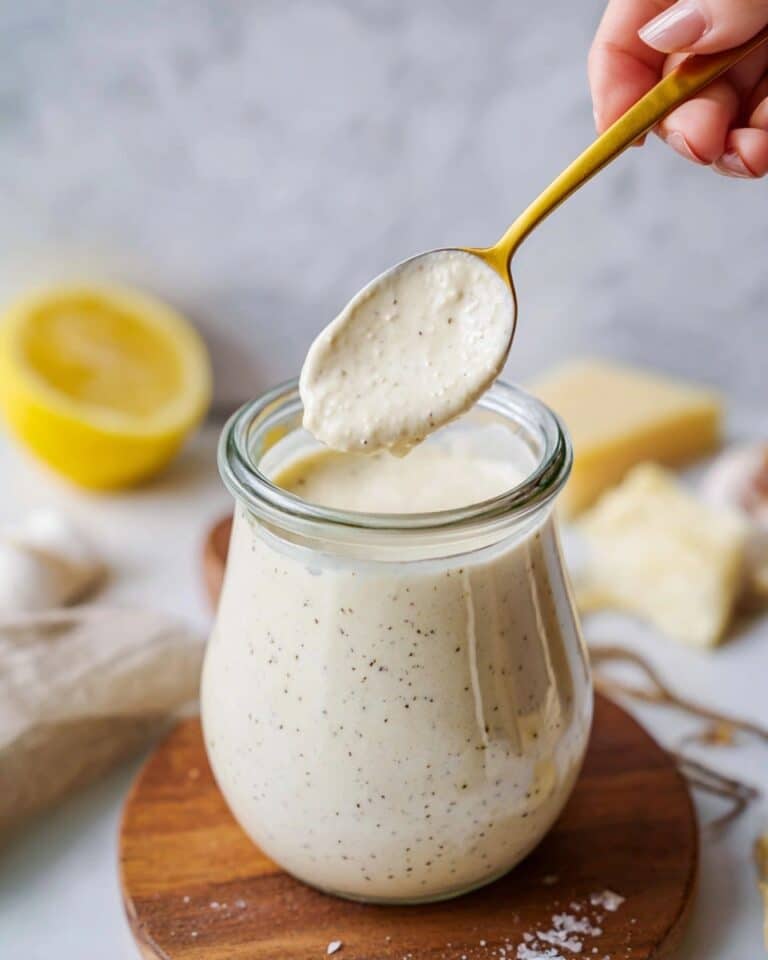 Caesar Salad Dressing Without Anchovies Recipe