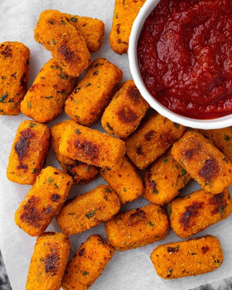 Baked Sweet Potato Zucchini Tots Recipe