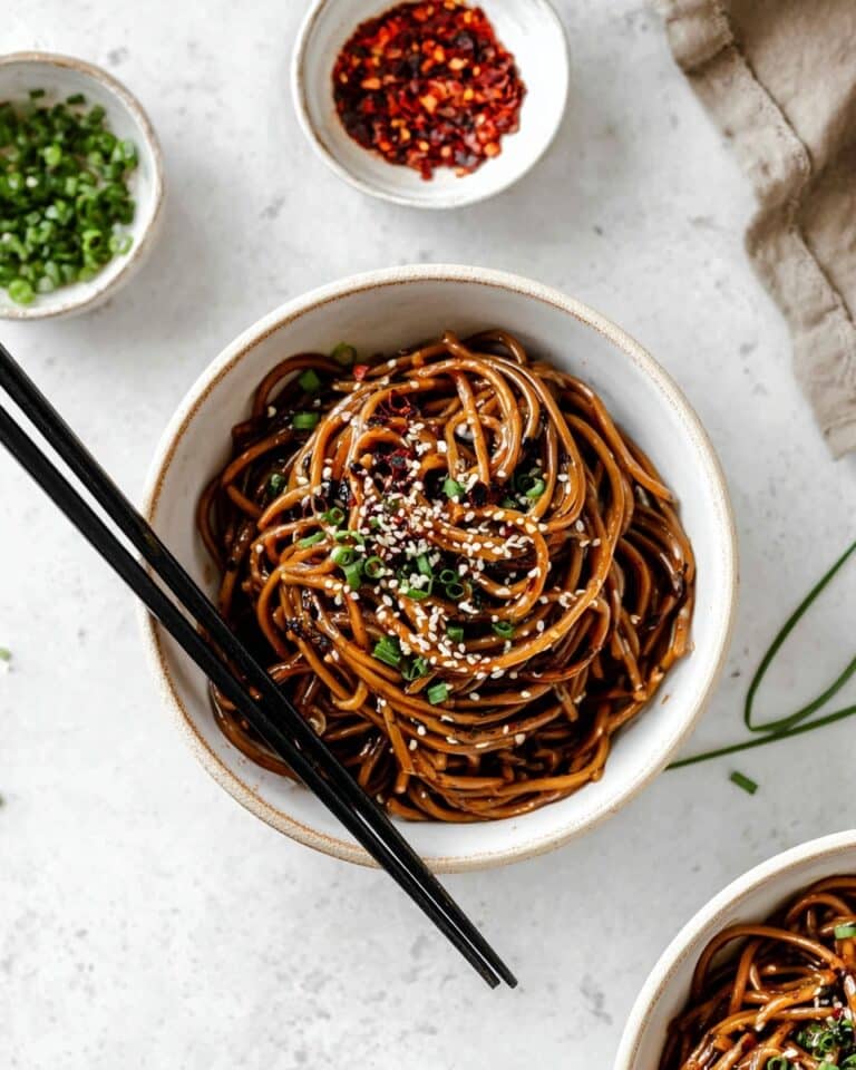 Garlic Sesame Noodles Recipe