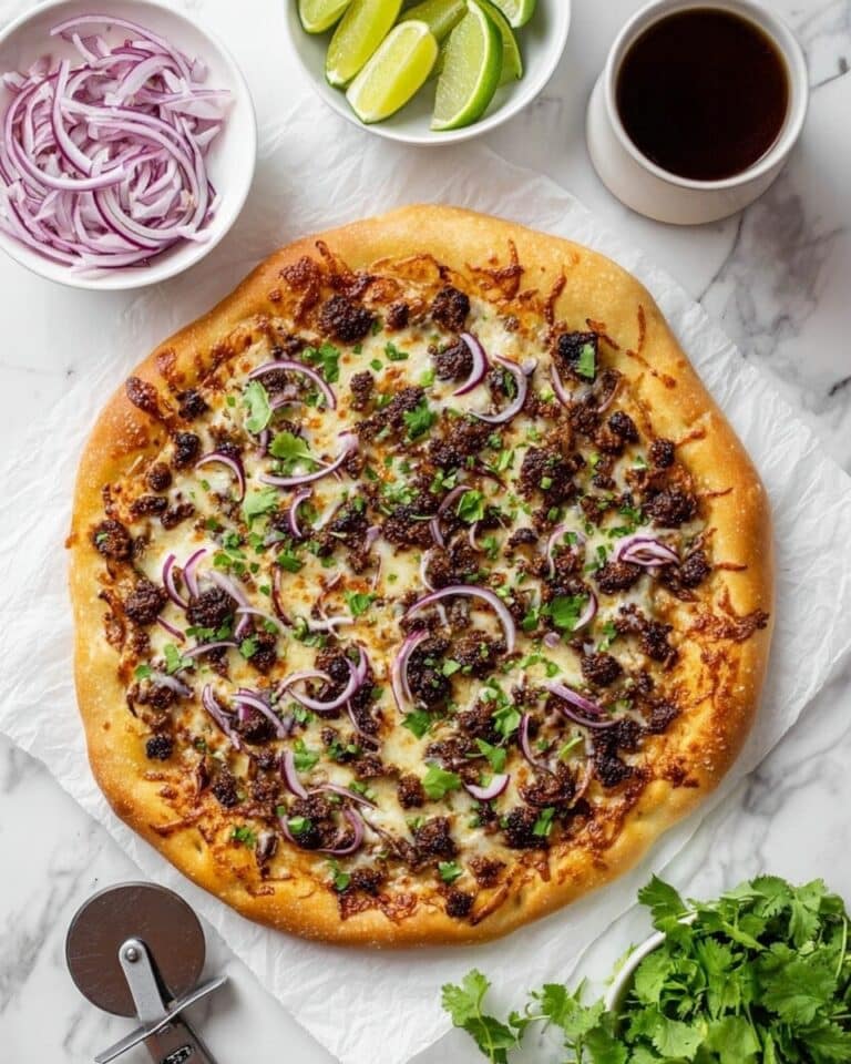 Crispy Oven-Baked Birria Pizza Recipe