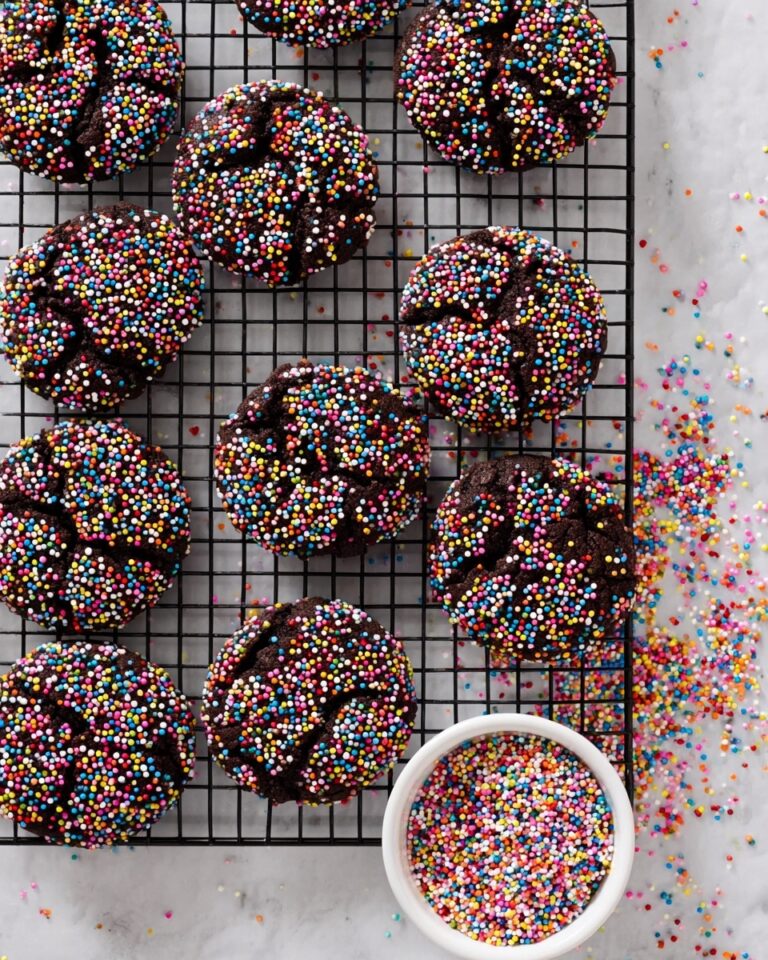 Chocolate Sprinkle Sugar Cookies Recipe