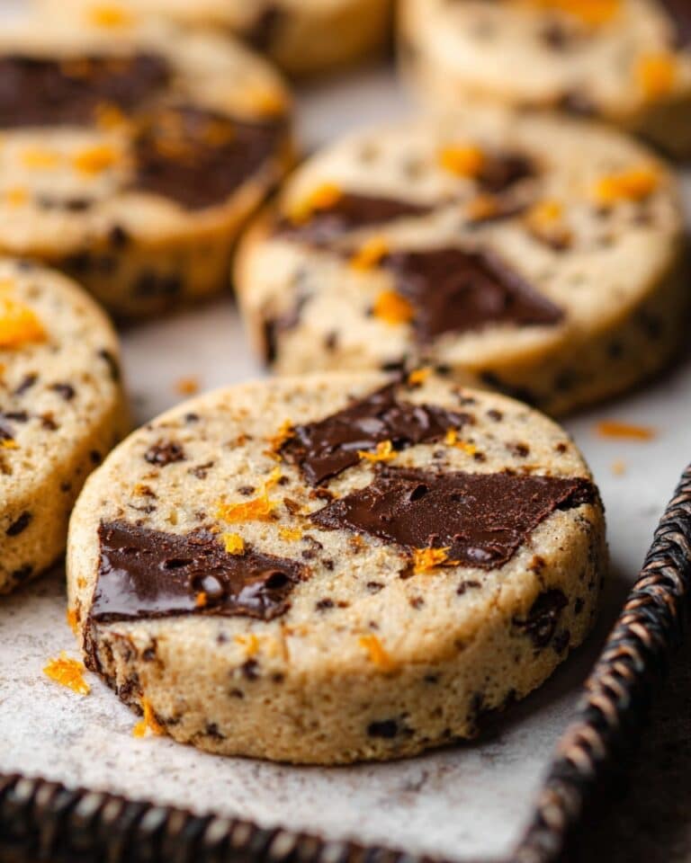 Chocolate Orange Shortbread Cookies Recipe
